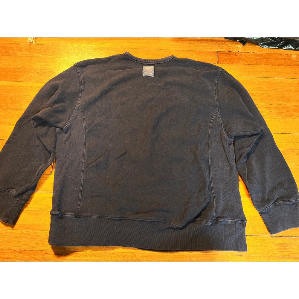 Vintage Polo Jeans Co Ralph Lauren Navy Blue Crewneck Sweatshirt XL - Picture 5 of 7